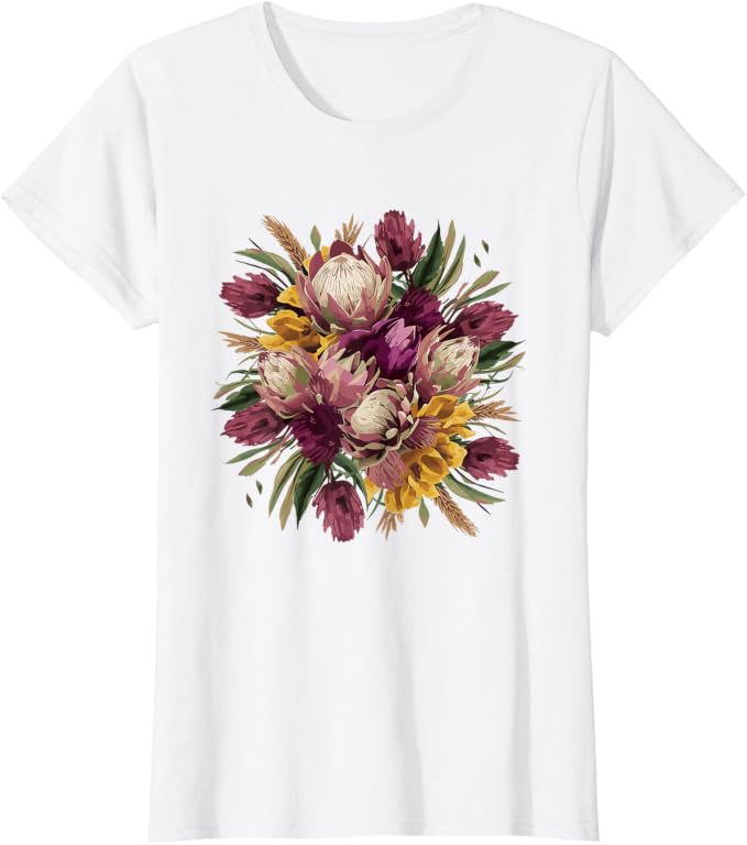 Protea Flower Bouquet T-Shirt