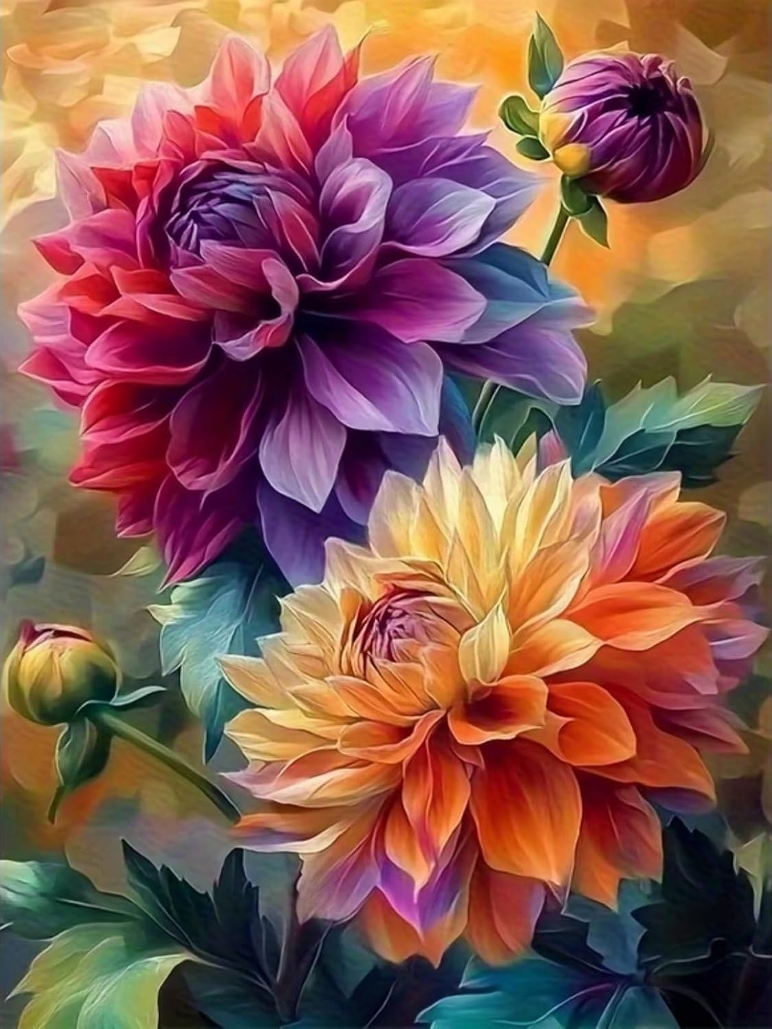 Dahlia Diamond Painting Kit