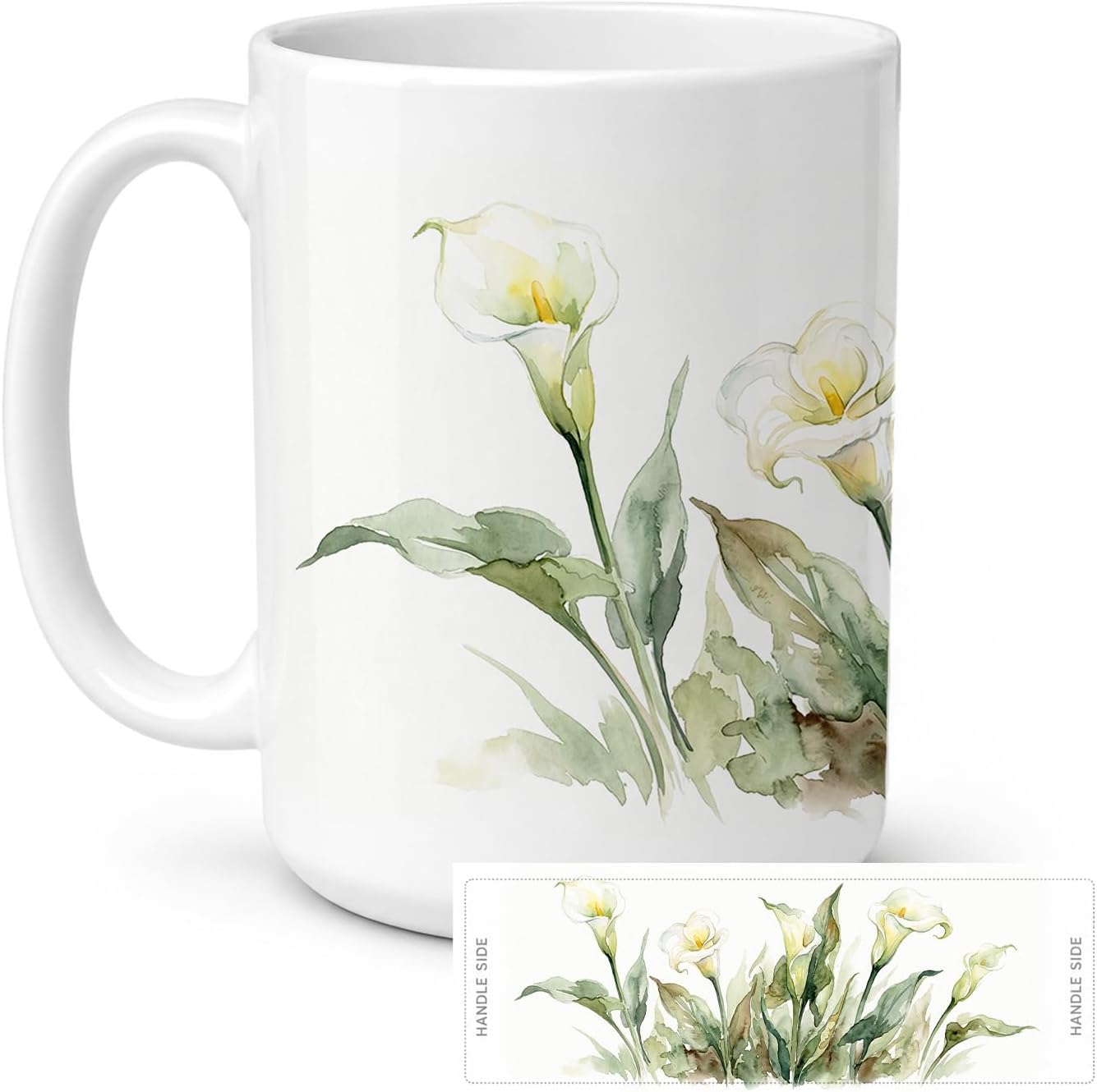 Calla Lily Flower Coffee Mug