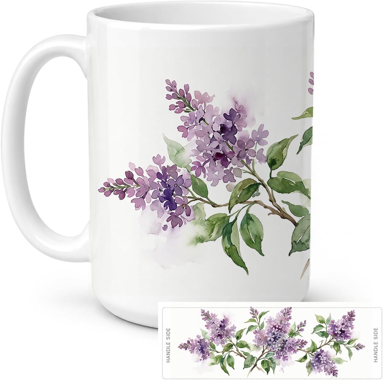 Lilac Flower Coffee Mug