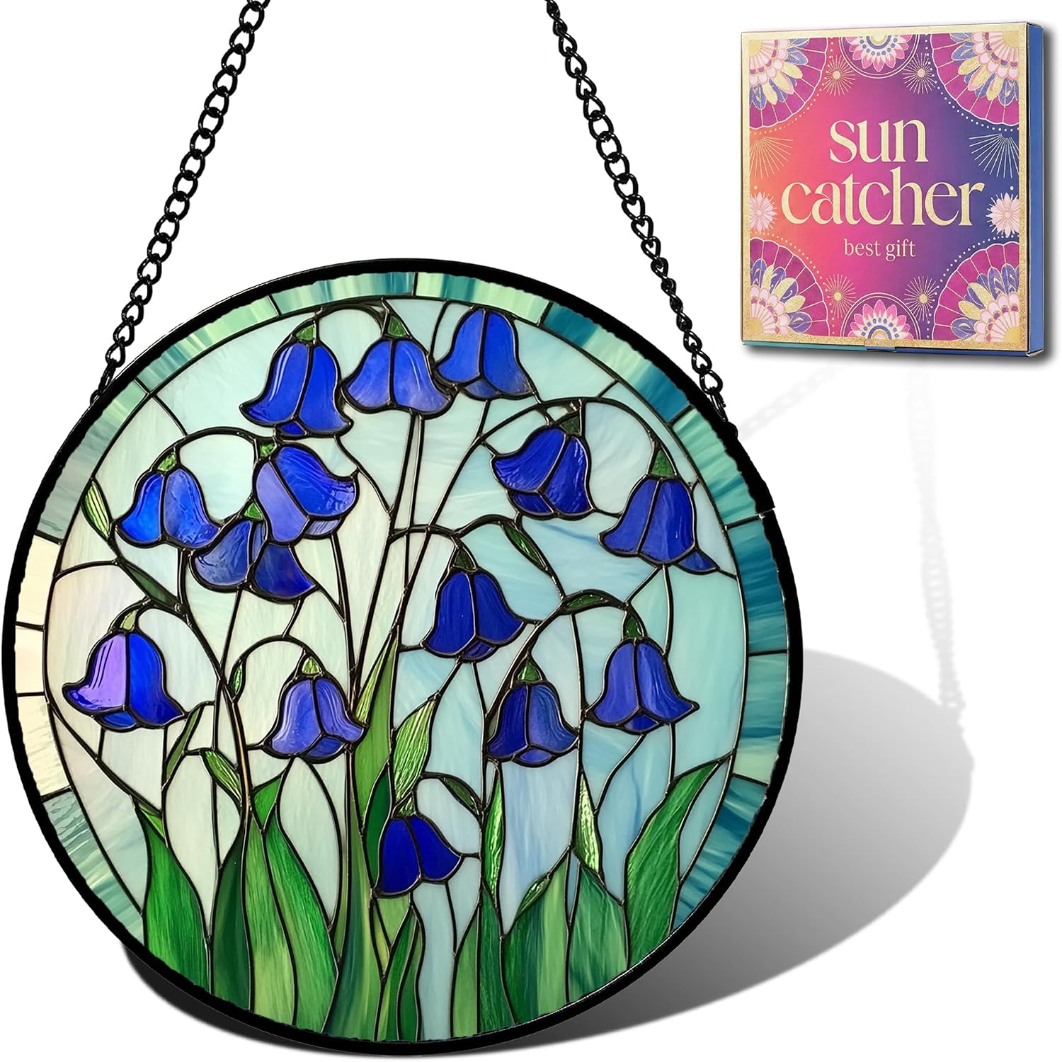 Blue Bellflower Suncatcher