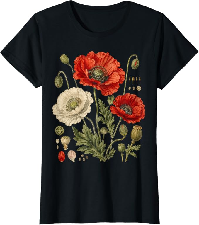 Poppy Flower T-Shirt