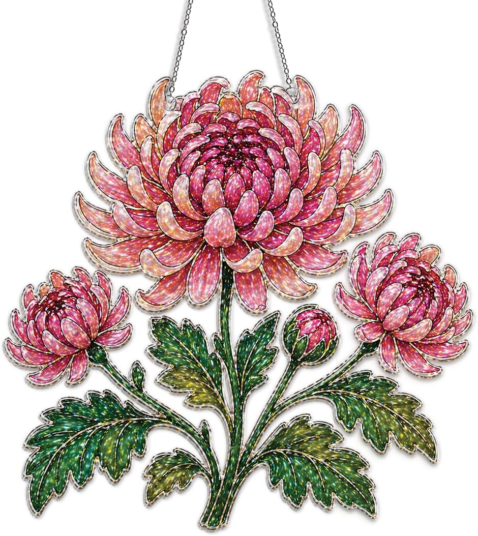 Chrysanthemum Suncatcher