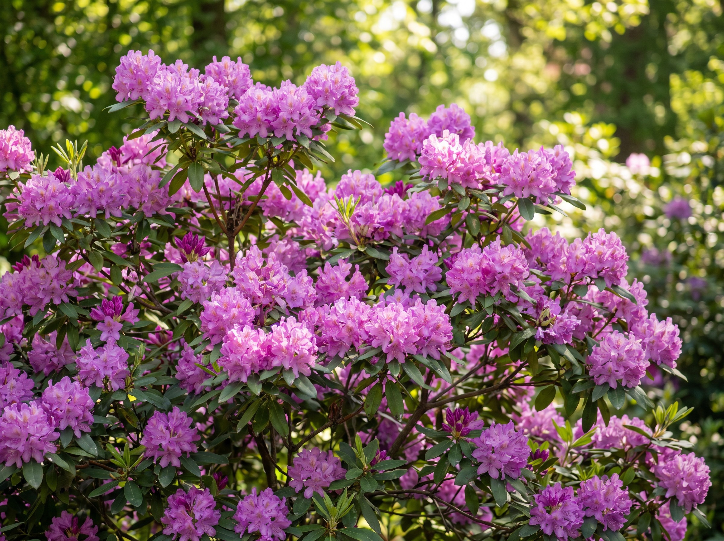 Prompt: purple violet flowers in a spring garden bed, close-up, natural daylight, photographic