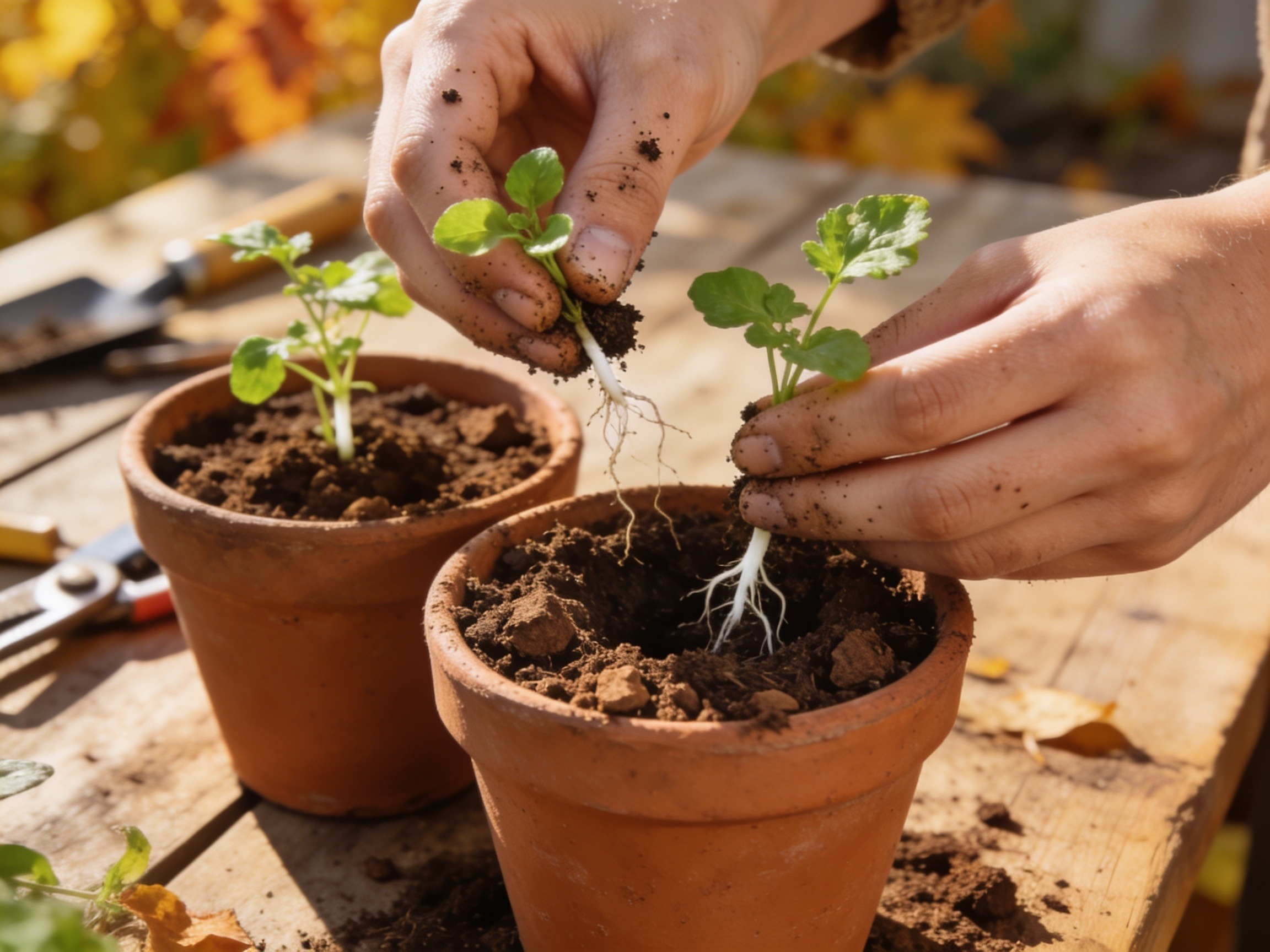 Planting Herbs Hero